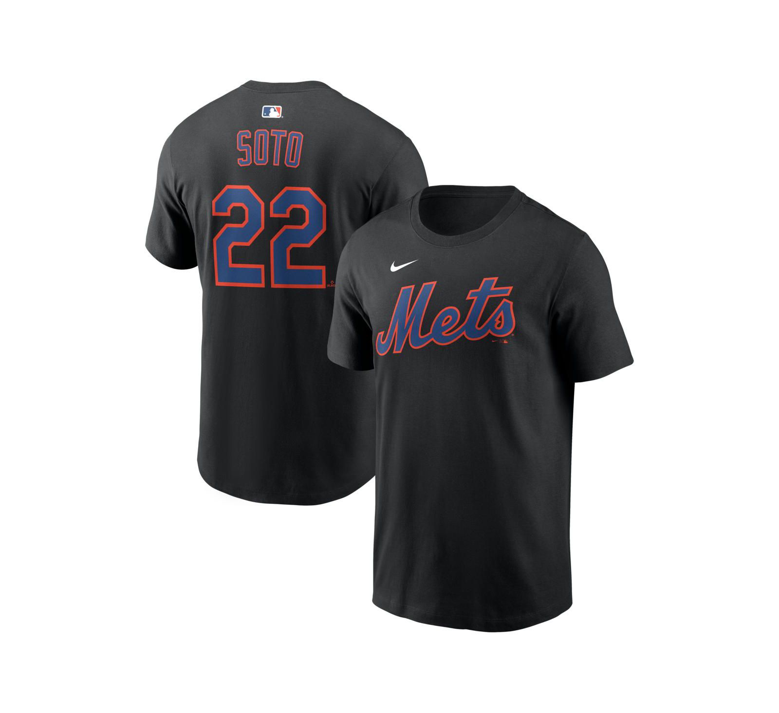 Nike Мужская футболка Juan Soto Black New York Mets Home Name & Number