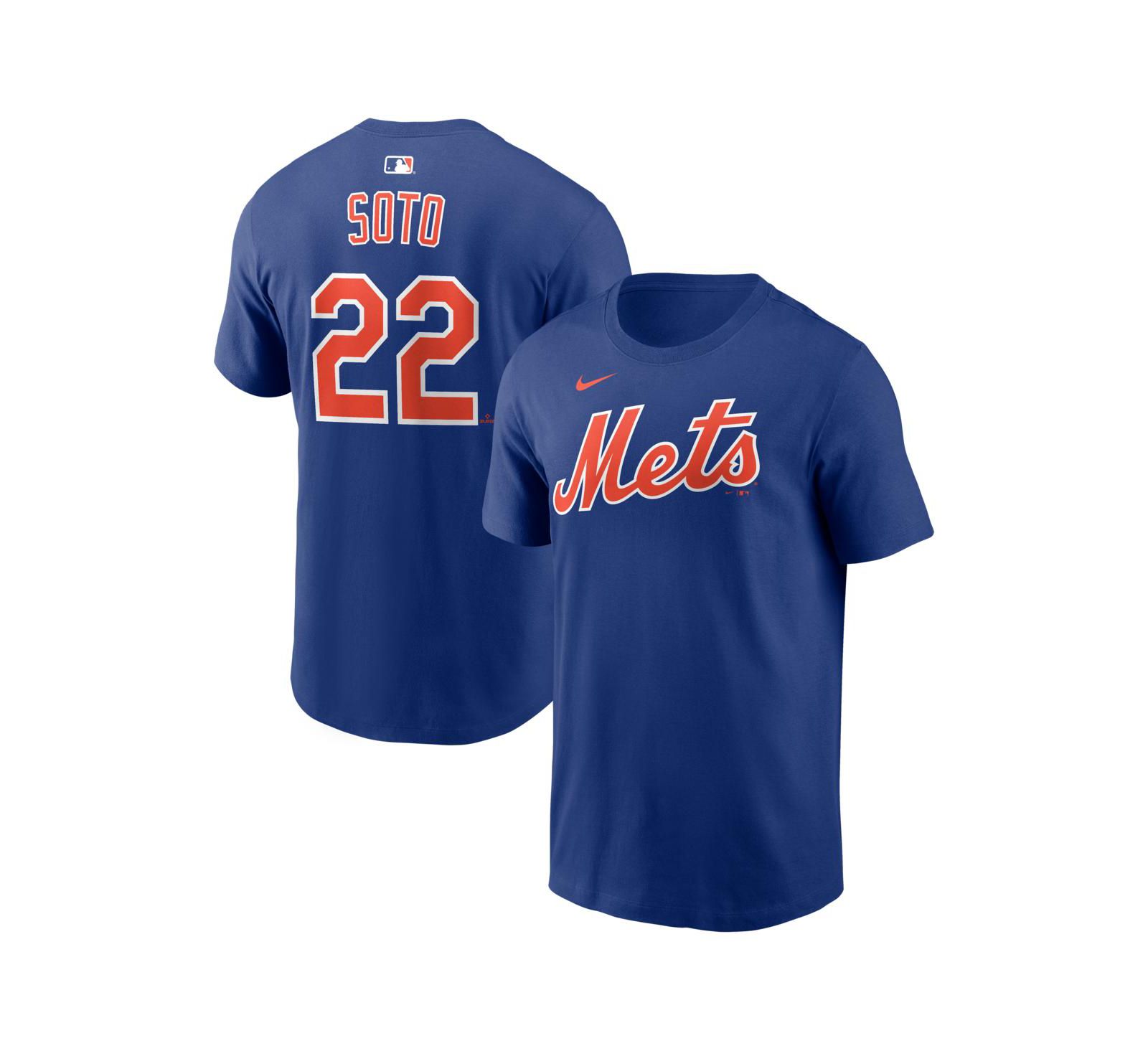 Футболка Nike Мужская Juan Soto Royal New York Mets с именем и номером