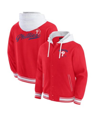 Мужская куртка с капюшоном Darius Rucker Collection by Fanatics красная Philadelphia Phillies