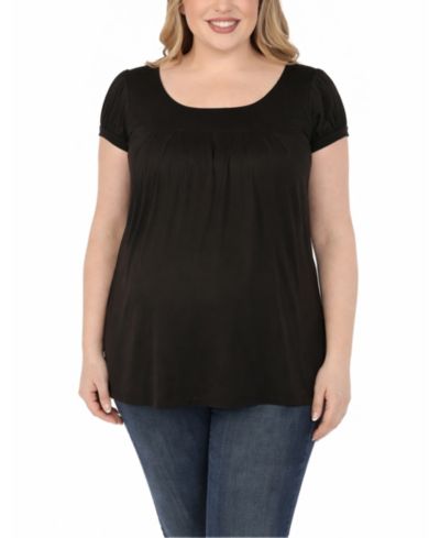 Женский туник White Mark Plus Size Maternity Empire-Waist