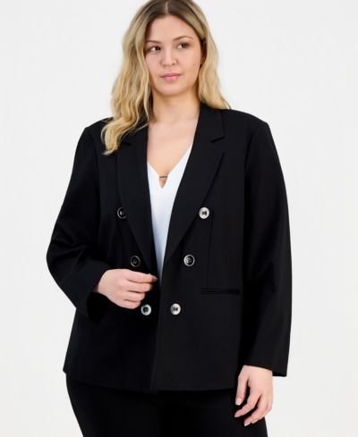 Женский блейзер Jones New York Plus Size с двубортным кроем