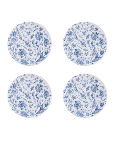 Avanti Ashford Woven Braided Round Placemats, Set of 4