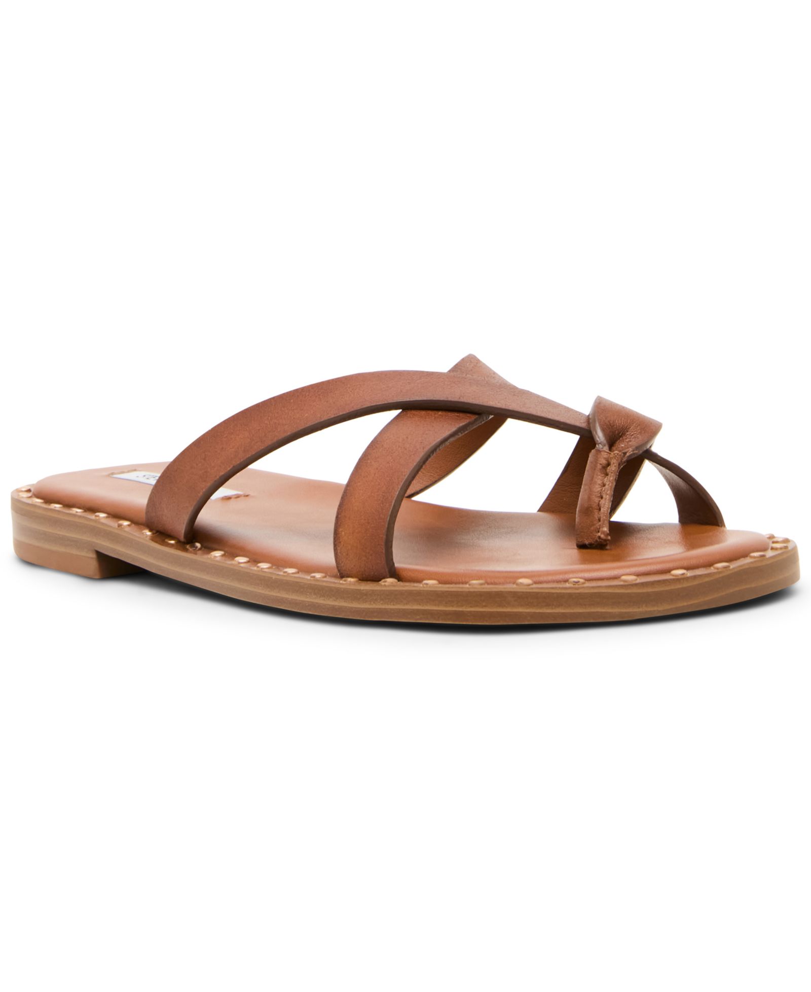 Steve Madden Women's Brutus Studded Slip-On Slide Sandals