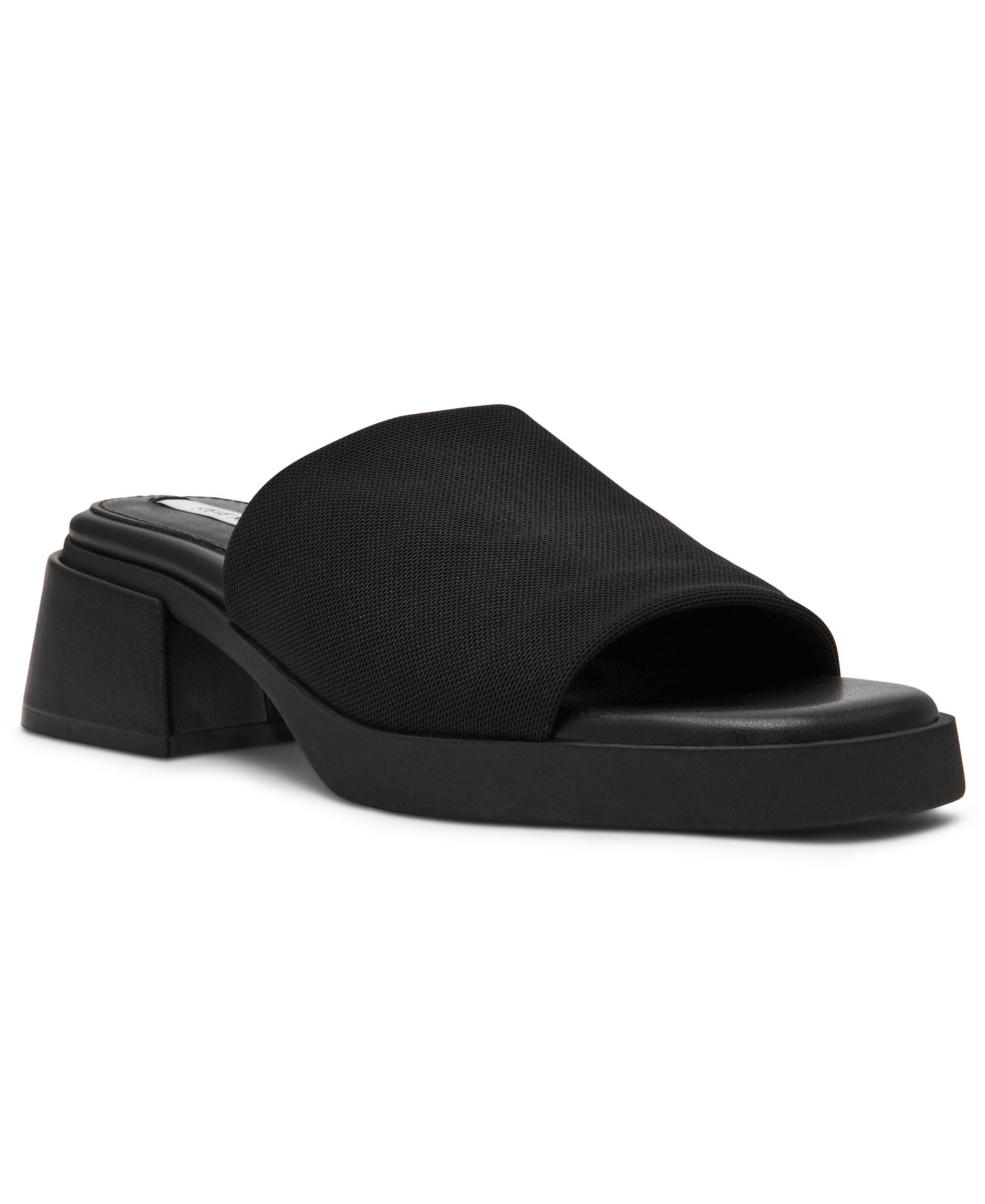 Steve Madden Women's Lucee Block Heel Slide Sandals