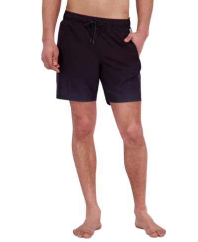 Spyder Men's Ombre Printed Color-Block 7" Volley Swimsuit