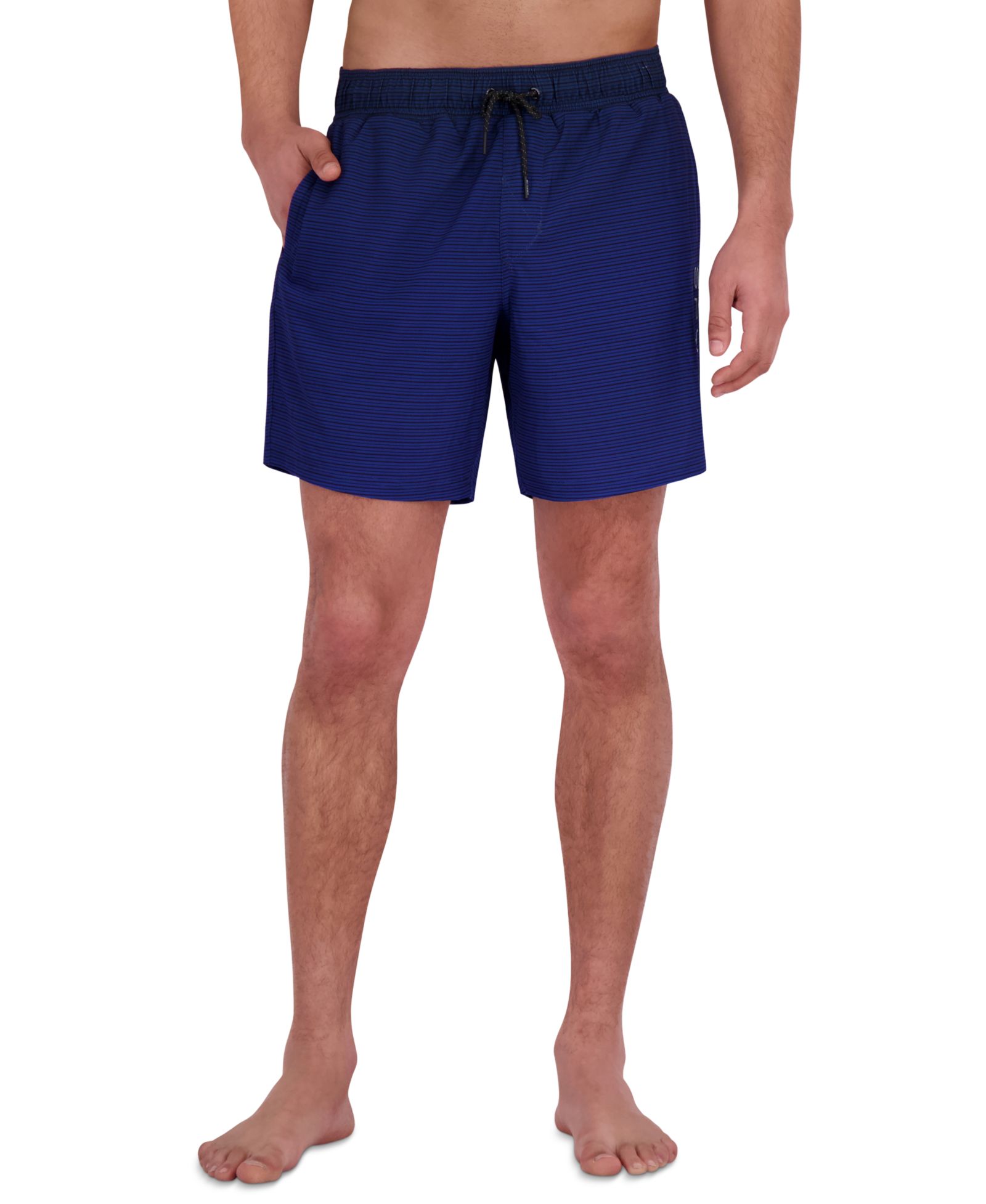 Spyder Men's Gradient Stripe Printed 7" Volley Swimsuit