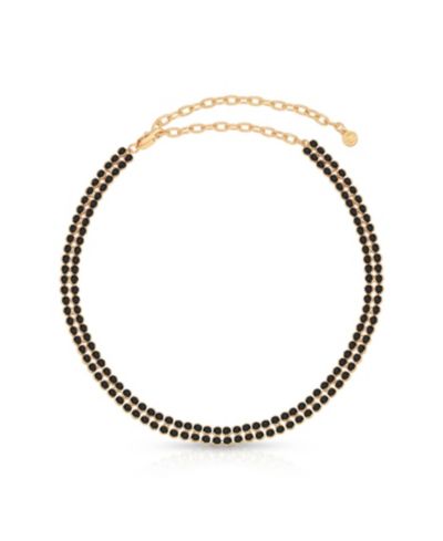 Чокер ETTIKA Two Rows of Crystal Sparkle