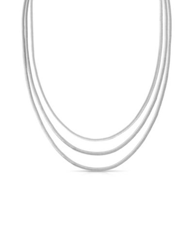 ETTIKA Многослойное ожерелье Triple Snake Chain