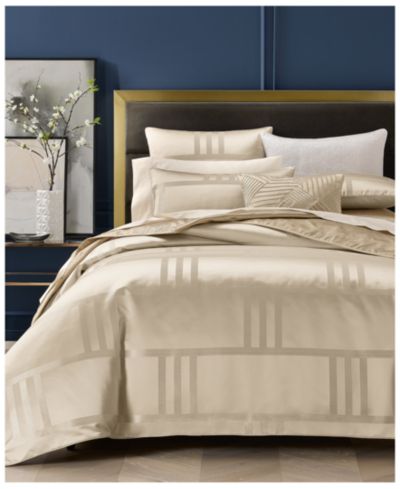 Hotel Collection Structure Gold 3-Pc. Comforter Set, King, Exclusively at Macy’s