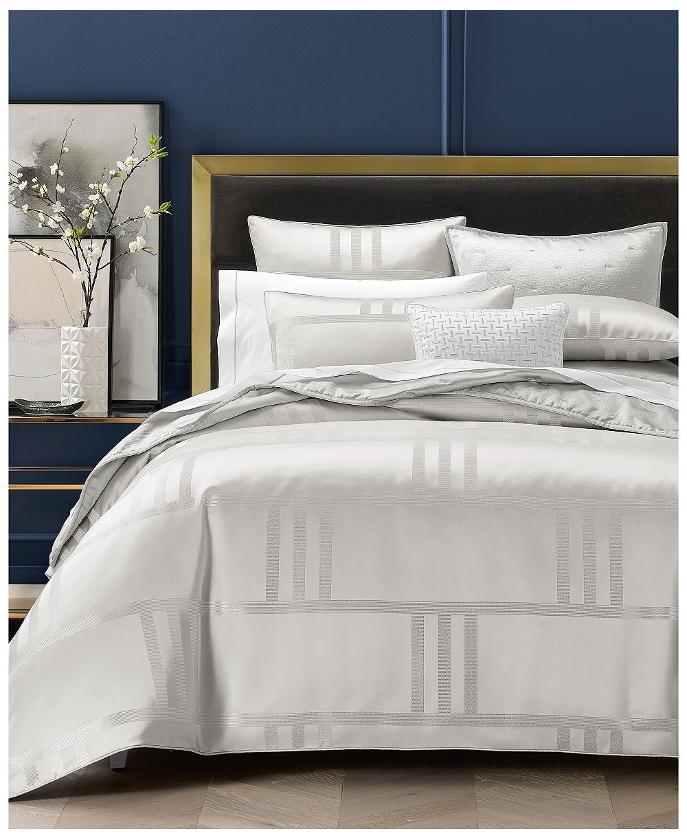 Комплект покрывал Hotel Collection Structure Silver, 3-Pc. Full/Queen