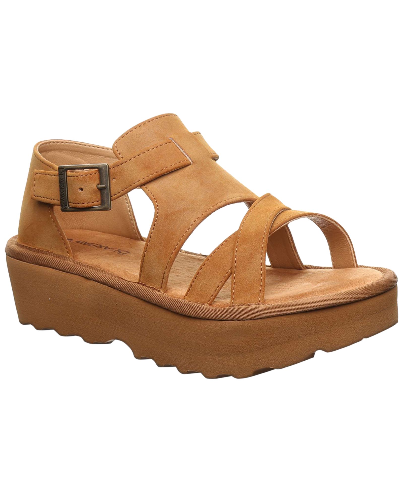 BEARPAW Women's Pinnacle Round Toe Sandals