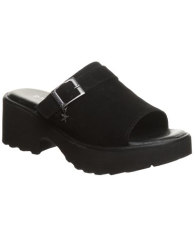 BEARPAW Women's Frances Platform Wedge Sandals