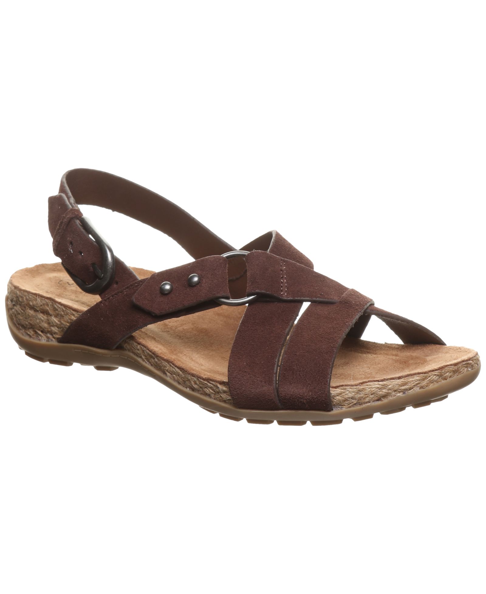 BEARPAW Women's Cady Round Toe Sandals