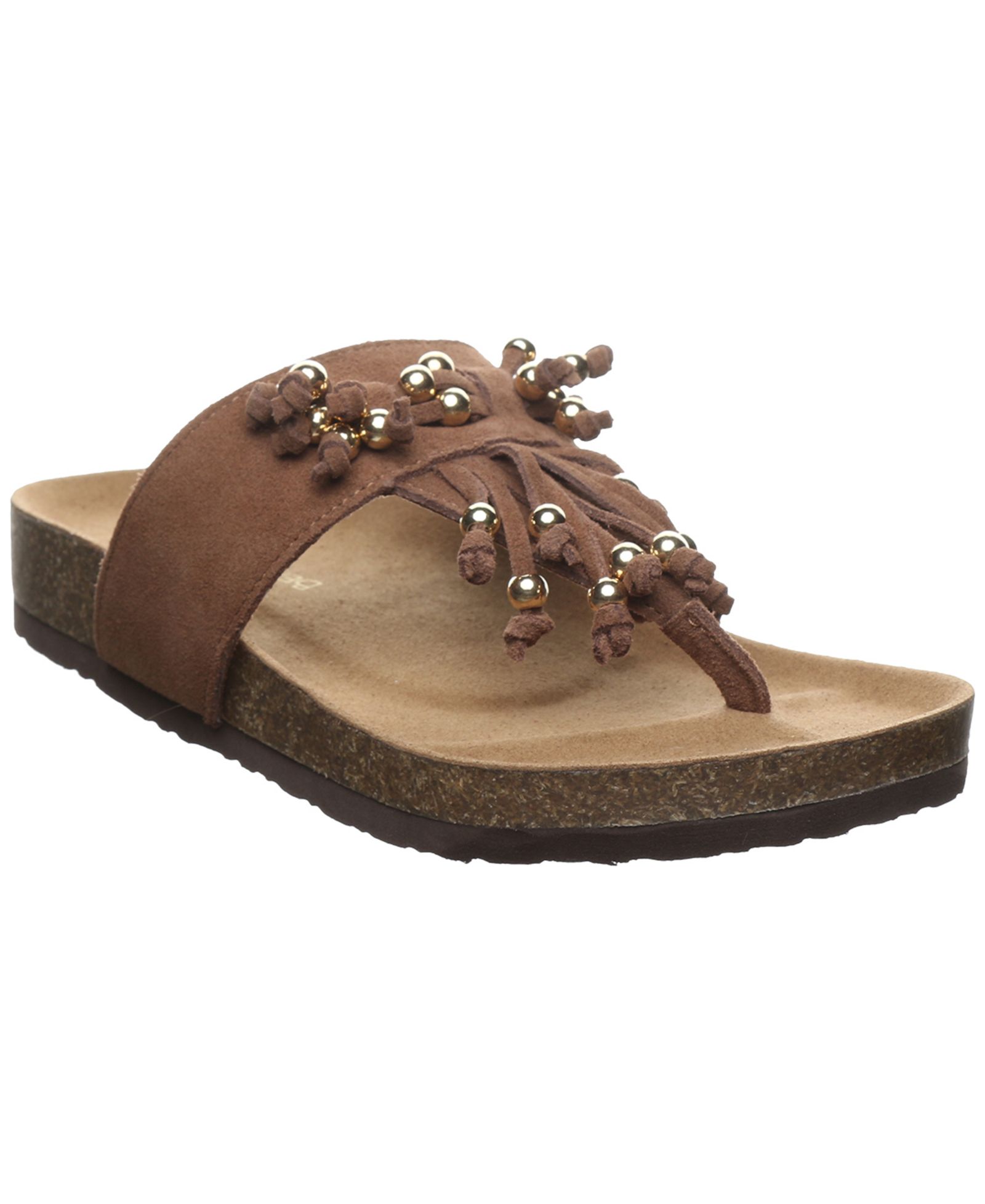 BEARPAW Women's Cosima Slip-On Wedge Sandals