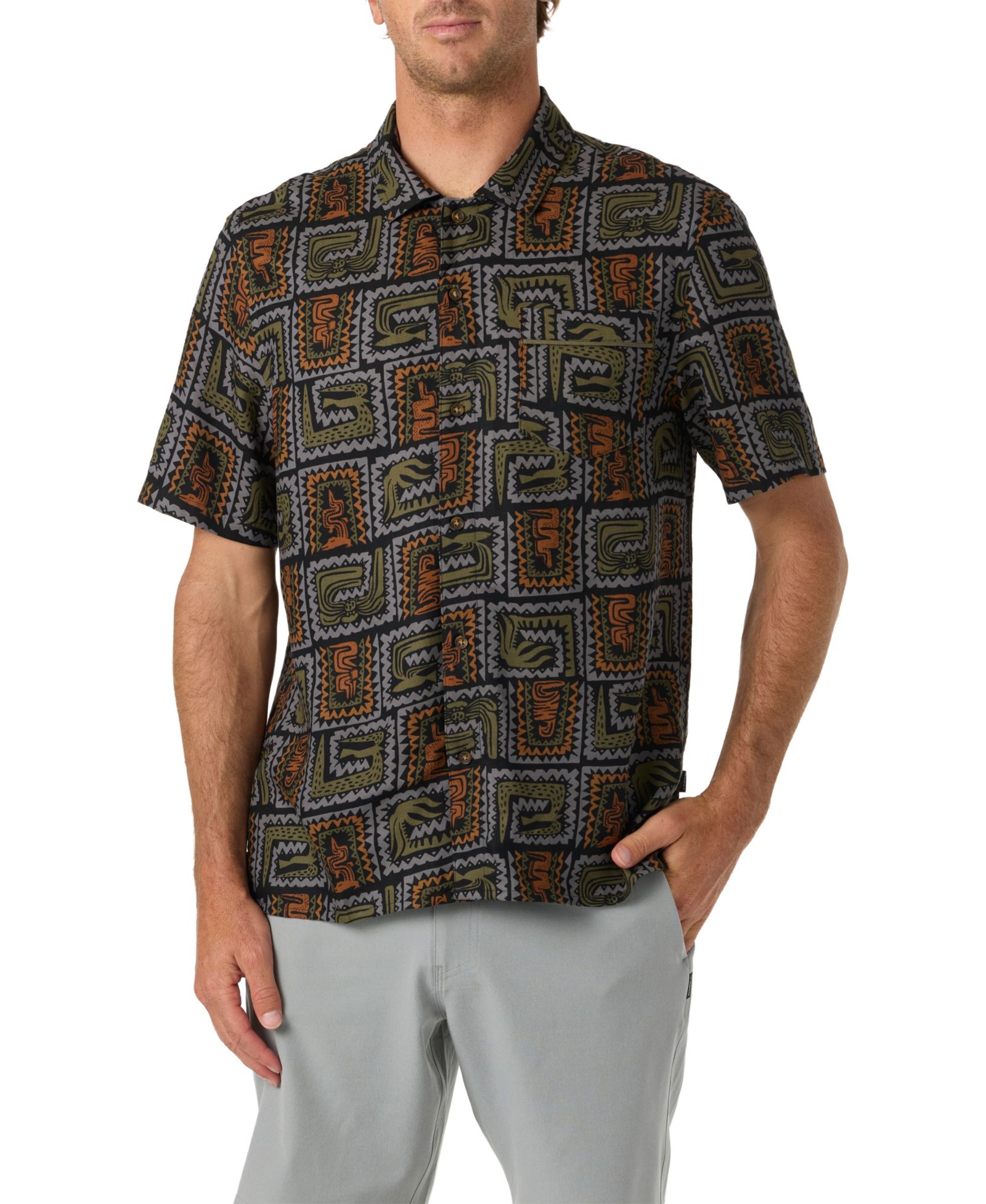 Мужская рубашка O'Neill Short-Sleeve Woven Camp Collar