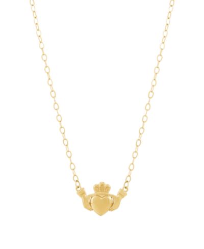 Подвеска Claddagh Macy's 10k Yellow Gold