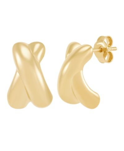 Серьги-гвоздики Italian Gold из 10k Yellow Gold