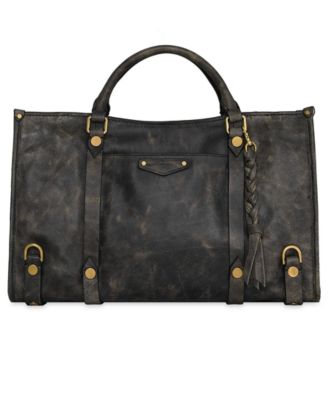 Большая кожаная сумка-саквояж Rebecca Minkoff Surplus
