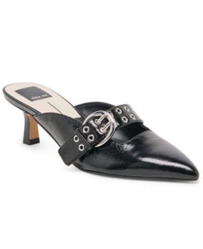 Женские мюли Dolce Vita Women's Cyrah Buckled Kitten Heel