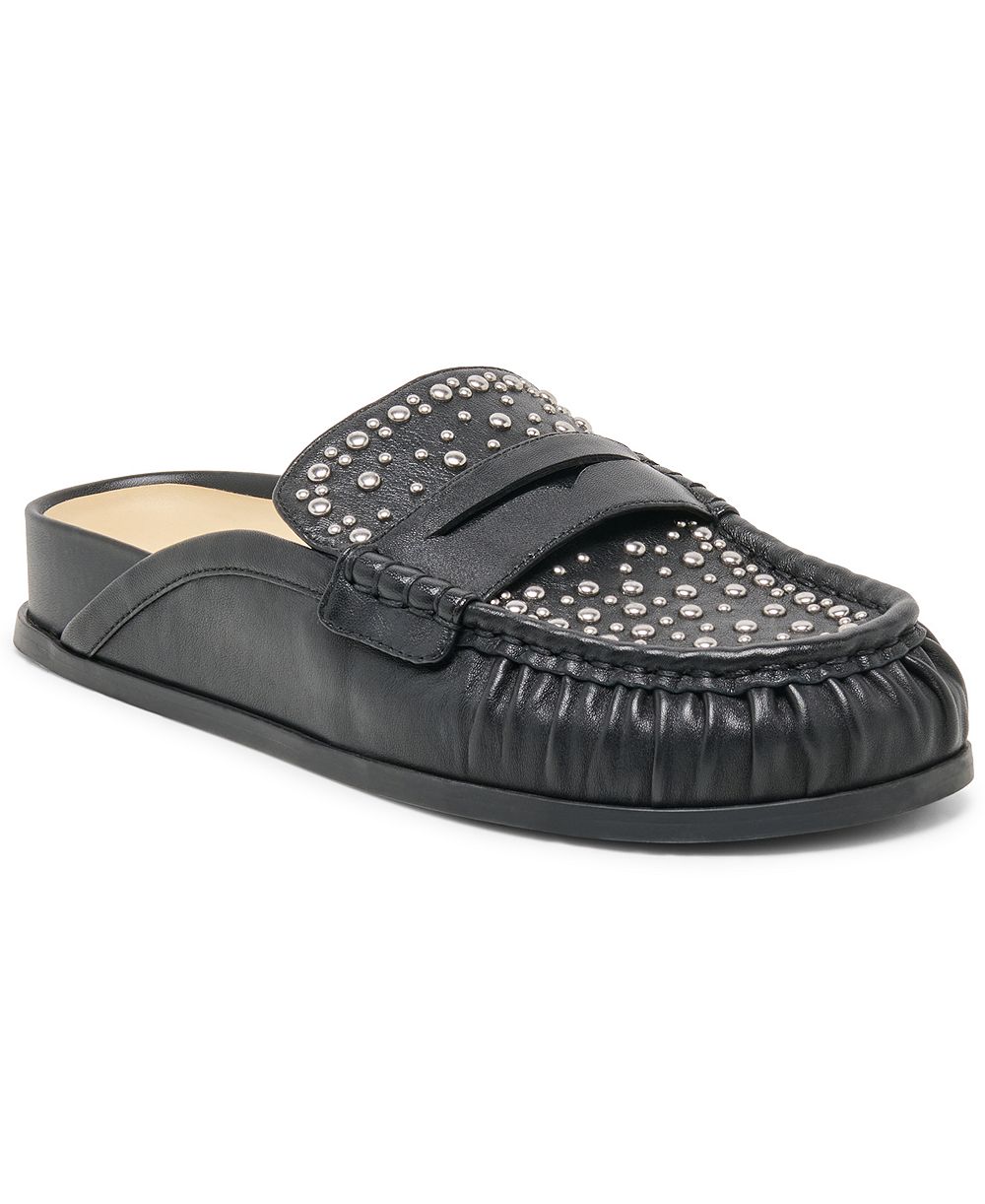 Dolce Vita Women's Jordero Stud Buckle Slip-On Loafer Mules