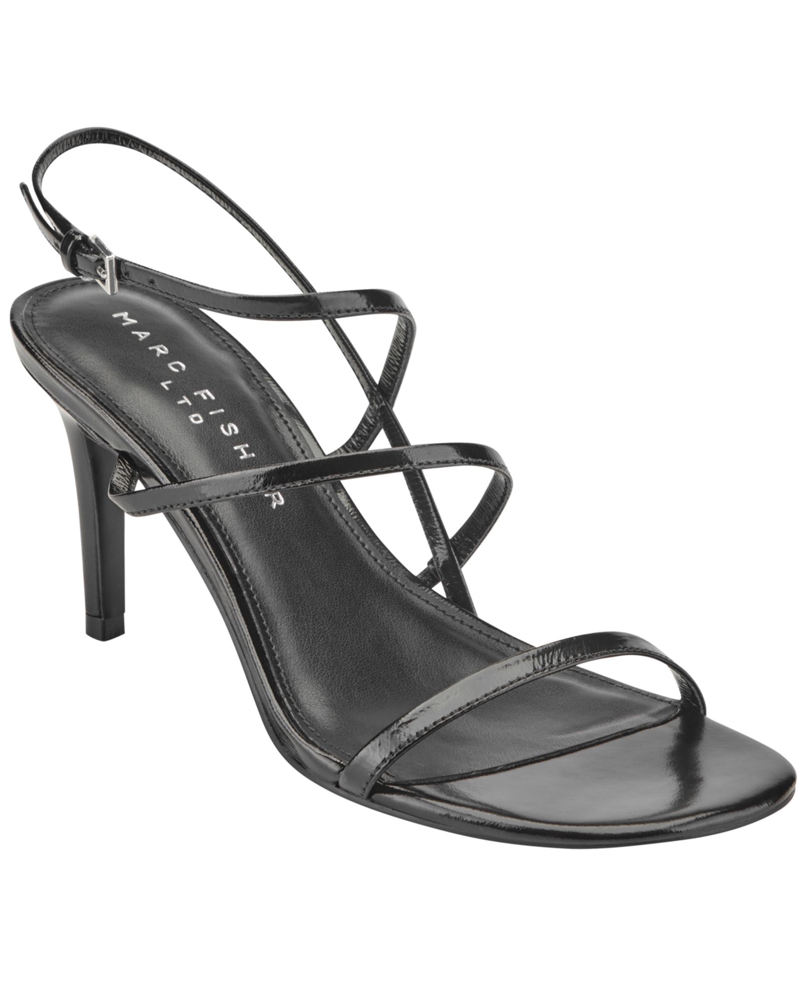 Marc Fisher LTD Women's Denzi Strappy Leather Stiletto Sandals