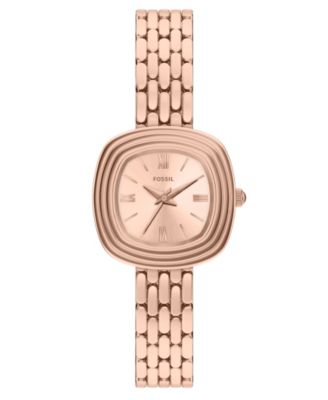Женские часы Fossil Genevive Three-Hand Rose Gold-Tone Stainless Steel 30mm