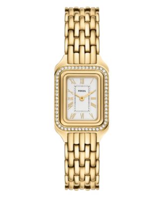 Fossil Women's Raquel Two-Hand Gold-Tone Stainless Steel Watch 23mm