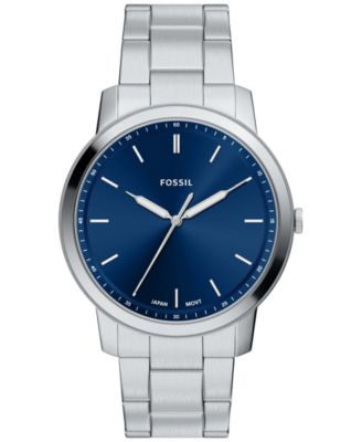 Мужские часы Fossil Men's Minimalist Three-Hand Stainless Steel, 44mm
