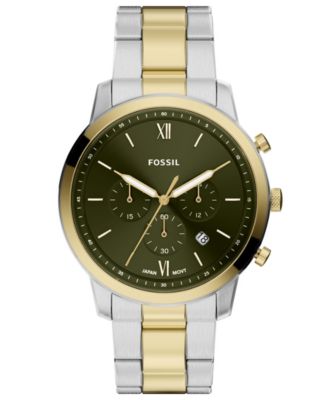 Мужские часы Fossil Neutra Chronograph Two-Tone Stainless Steel, 44mm