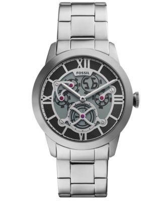 Мужские часы Fossil Townsman Big Tic из нержавеющей стали 42mm