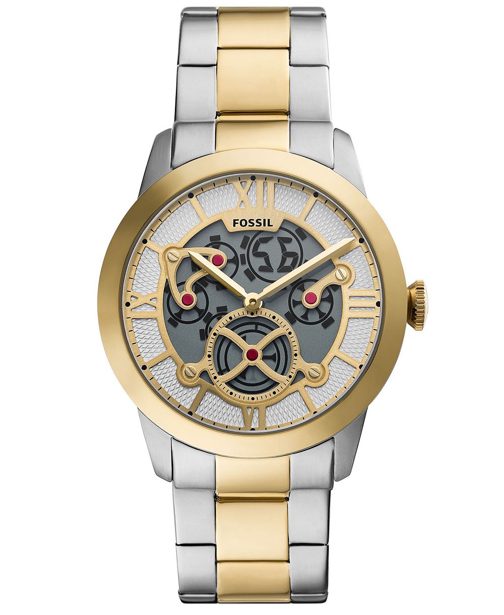 Fossil Men's Townsman Big Tic Two-Tone Stainless Steel Watch 42mm