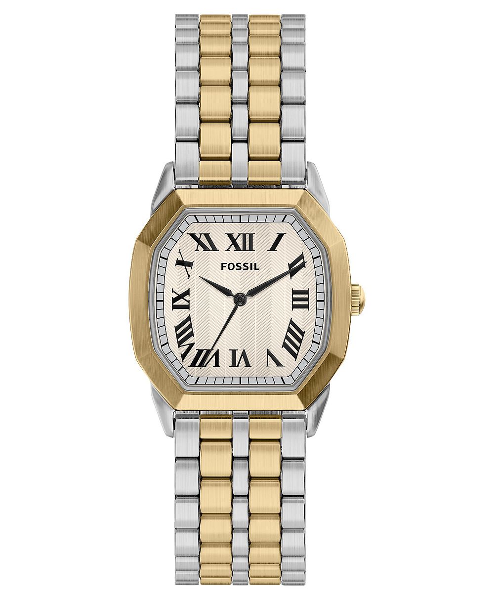 Часы Fossil Men's Harlow Three-Hand Two-Tone Stainless Steel 33mm