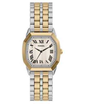 Fossil Men's Harlow Three-Hand Two-Tone Stainless Steel Watch 33mm