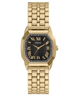 Fossil Men's Harlow Three-Hand Gold-Tone Stainless Steel Watch 33mm