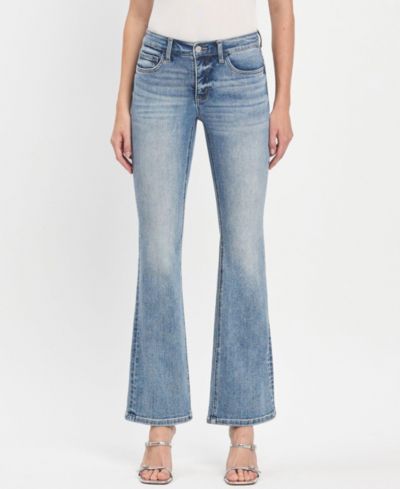 Vervet Women's Mid Rise Full Length Bootcut Jeans