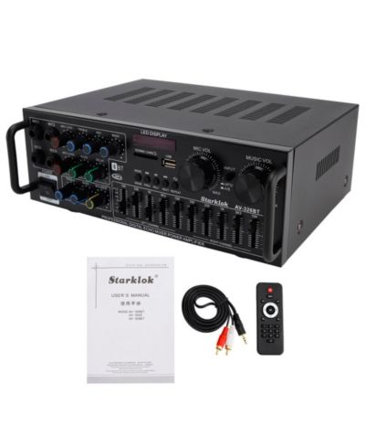 Artudatech 2.1-Channel 800W Bluetooth Karaoke Stereo Amplifier