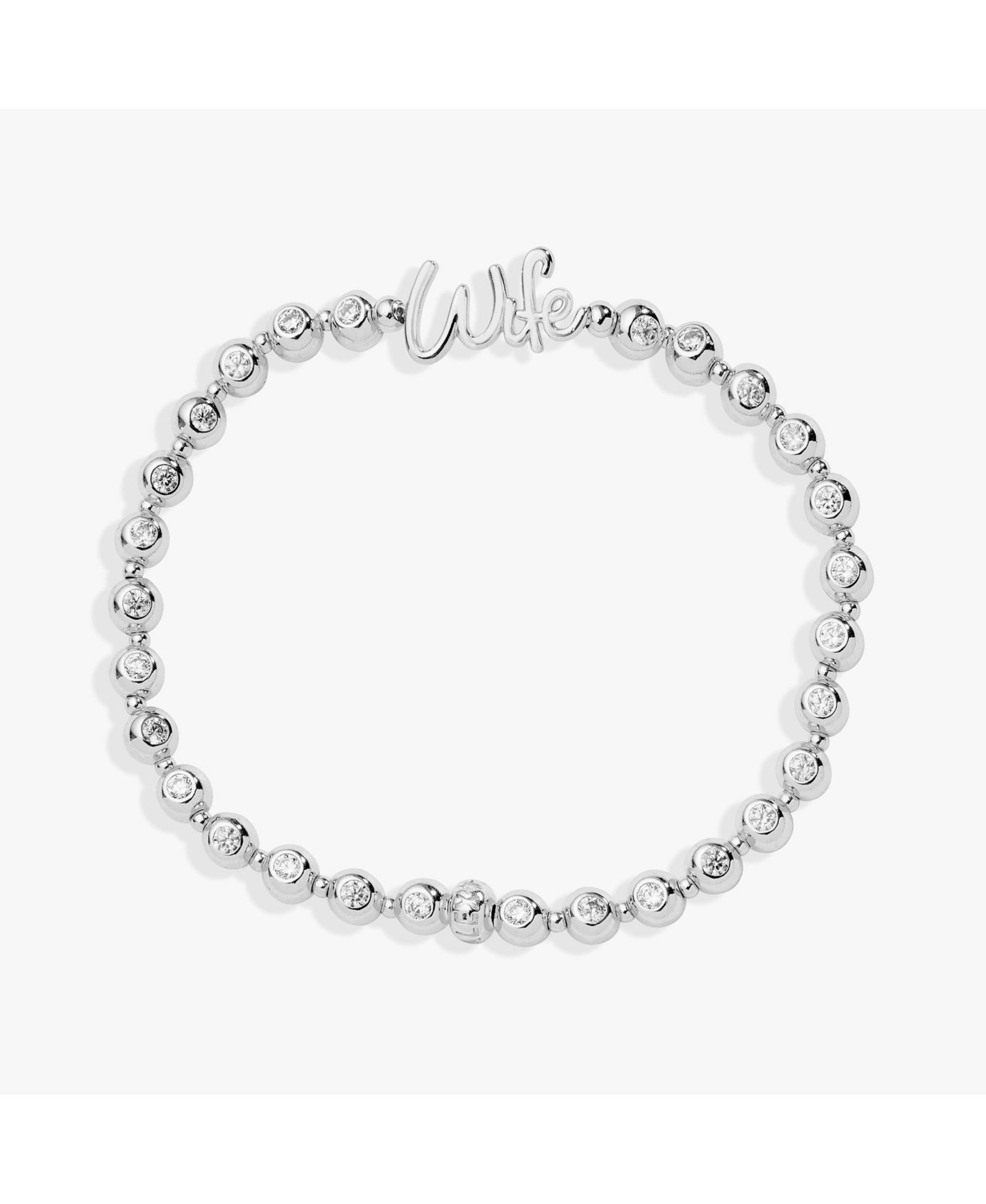 Браслет Alex and Ani Wife Elongated Crystal Stretch
