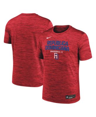Nike футболка Dri-FIT Red Dominican Republic Baseball 2026 World Baseball Classic Velocity Men's