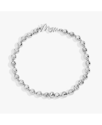 Alex and Ani Mom Elongated Crystal Stretch Bracelet