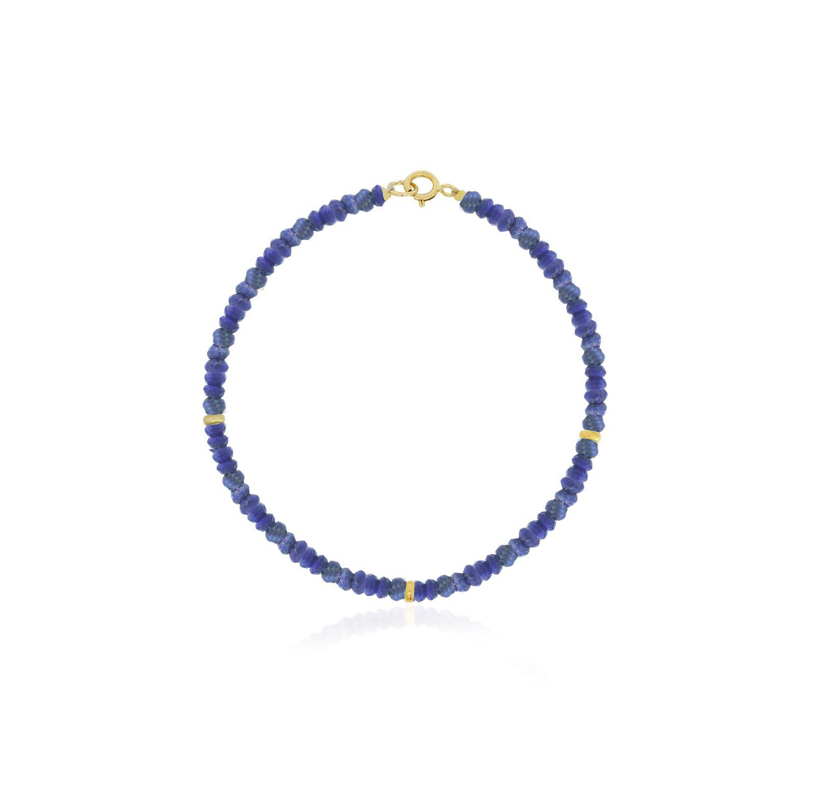 The Lovery браслет Lapis Bead 14K Gold