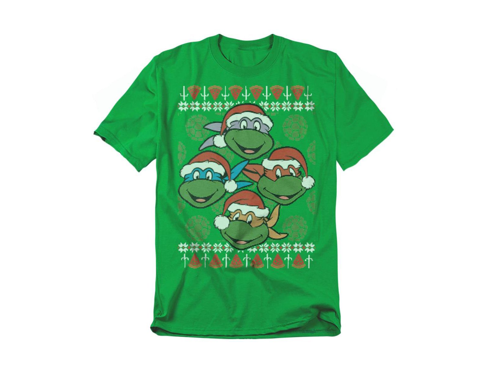 Teenage Mutant Ninja Turtles Men's Ugly Christmas T-Shirt