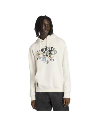 Мужское худи adidas White FIFA World Cup Historic Mascot