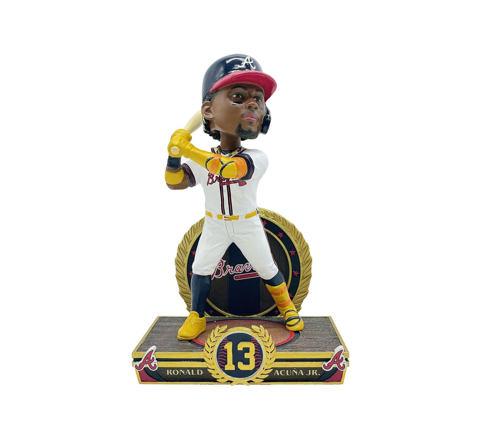 Фигурка FOCO Ronald Acuna Jr. Atlanta Braves 8" Elite Icon Bobblehead