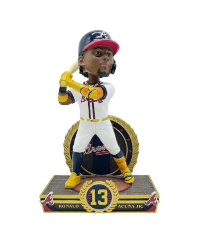 Фигурка FOCO Ronald Acuna Jr. Atlanta Braves 8" Elite Icon Bobblehead