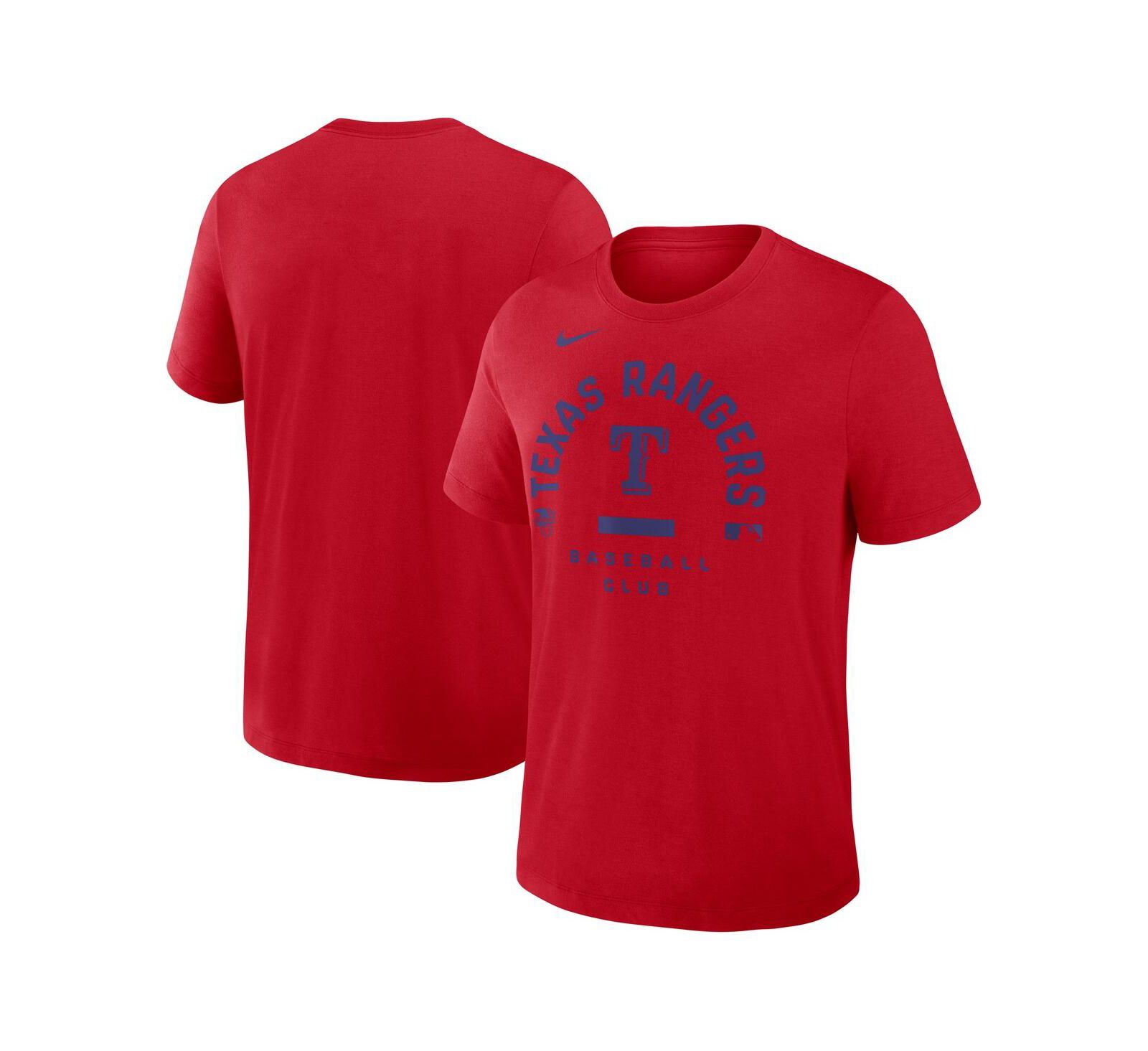 Nike Men's Red Texas Rangers Authentic Collection Early Work Tri-Blend Dri-FIT T-Shirt