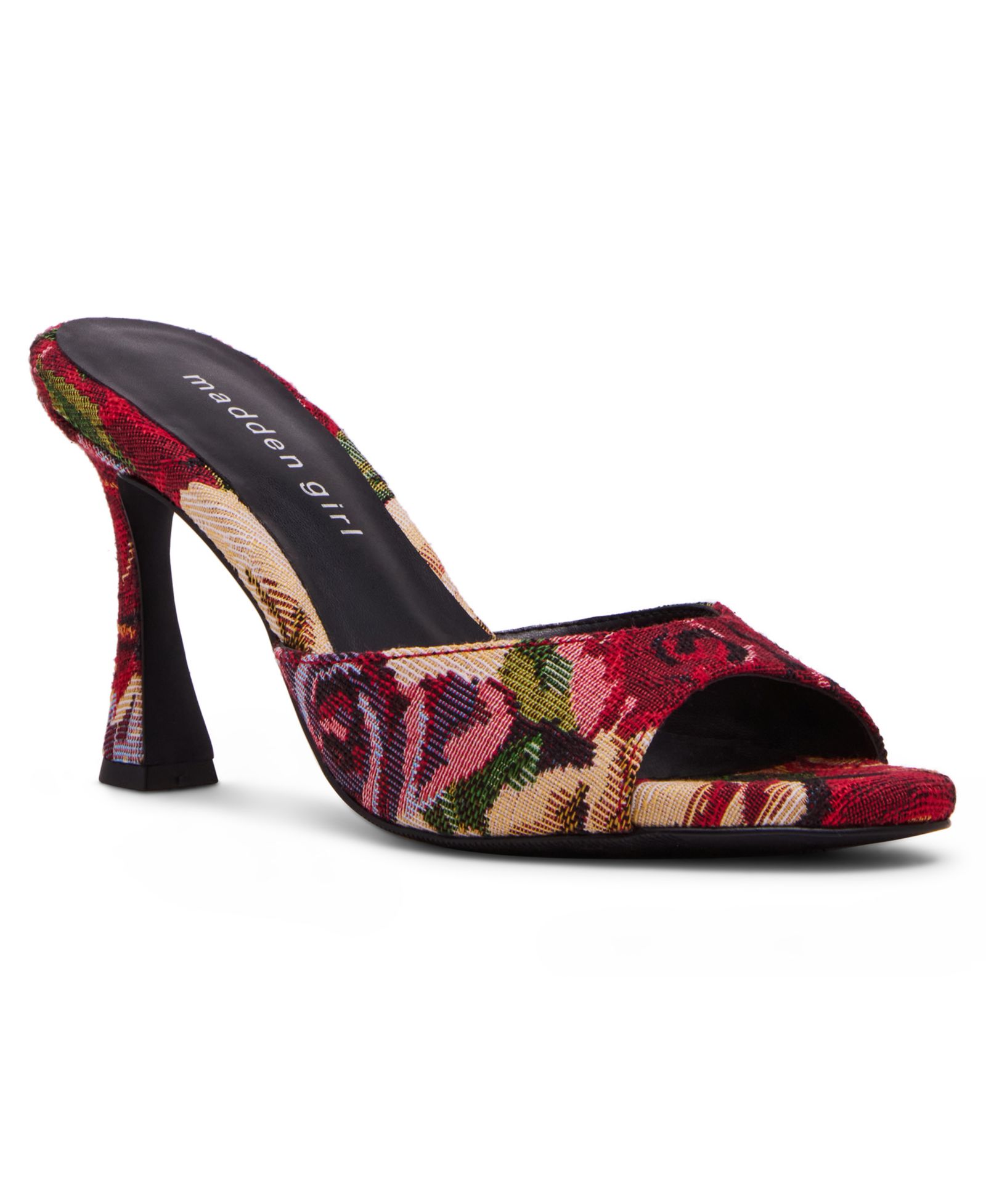 Madden Girl Women's Gibson High-Heel Slip-On Sandals