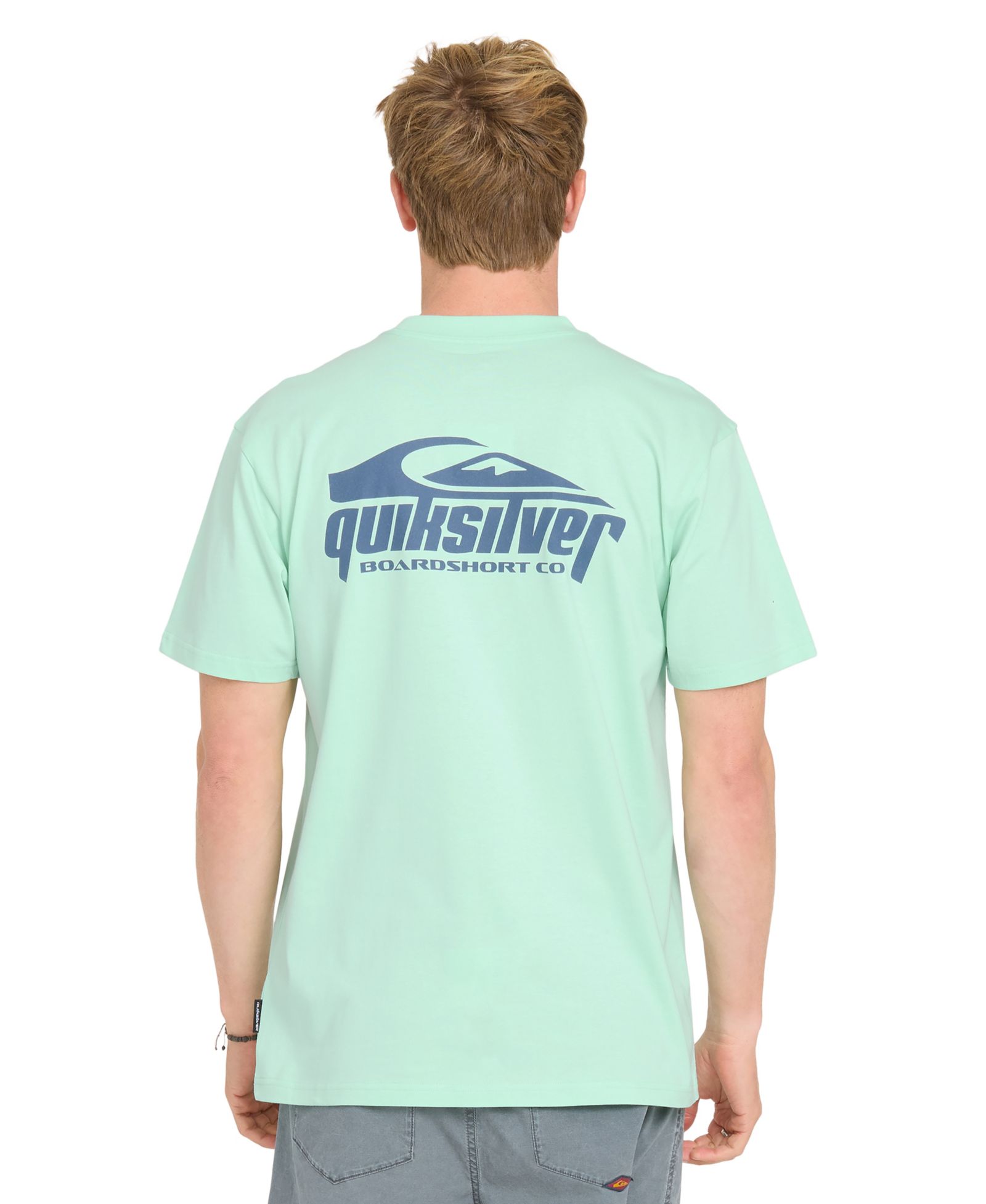 Мужская футболка Quiksilver с принтом и коротким рукавом