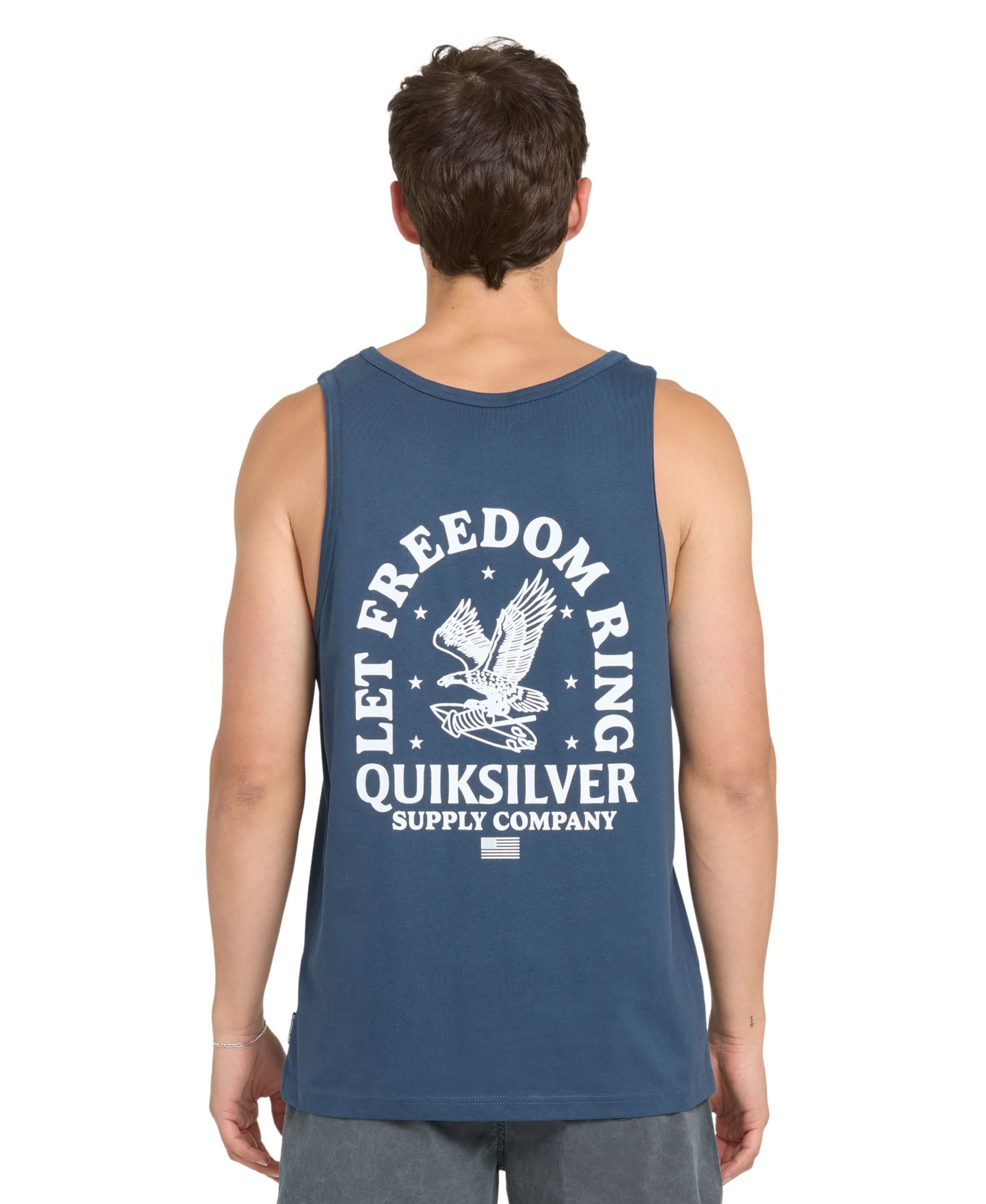 Quiksilver Men's Freedom Ring Crewneck Tank Top