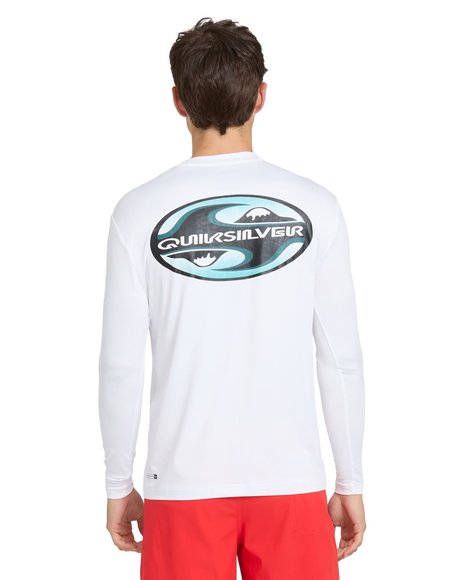 Quiksilver Men's Graphic Long-Sleeve Swim T-Shirt