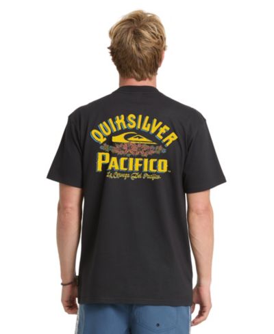 Quiksilver Men's Pacifico Signage Crewneck Short-Sleeve T-Shirt